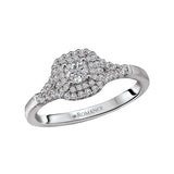 Romance Halo Diamond Ring