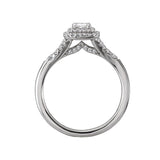 Romance Halo Diamond Ring