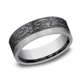 Tantalum 7mm Comfort-fit wedding band