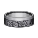 Tantalum 7mm Comfort-fit wedding band