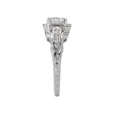 Romance Vintage Semi-Mount Diamond Ring