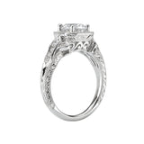 Romance Vintage Semi-Mount Diamond Ring