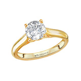 Romance Solitaire Semi-Mount Diamond Ring