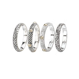 Eleganza Ladies Fashion Stackable Rings