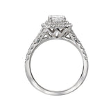 Romance Diamond Halo Ring