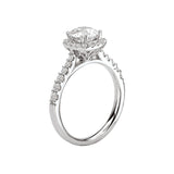 Romance Halo Semi-Mount Diamond Ring