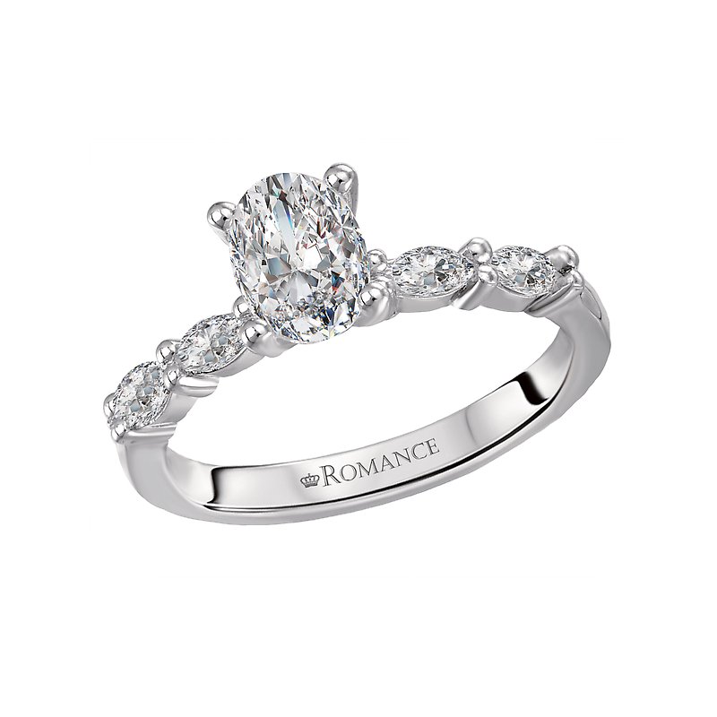 Romance Classic SemiMount Diamond Ring Bakers Jewelry