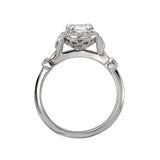 Romance Halo Semi-Mount Diamond Ring