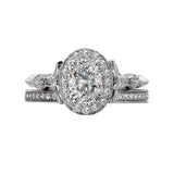 Romance Halo Semi-Mount Diamond Ring