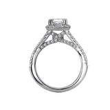 Romance Split Shank Semi-Mount Diamond Ring