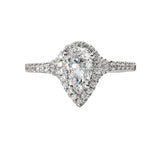 Romance Halo Semi-Mount Diamond Ring