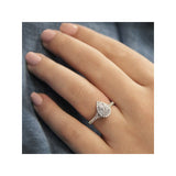 Romance Halo Semi-Mount Diamond Ring