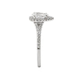 Romance Halo Semi-Mount Diamond Ring