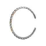 Eleganza Ladies Fashion Two-Tone Bangle