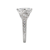 Romance Vintage Semi-Mount Diamond Ring