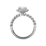Romance Halo Semi-Mount Diamond Ring