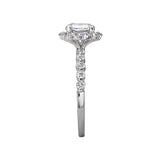 Romance Halo Semi-Mount Diamond Ring