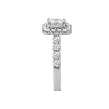 Romance Halo Semi-Mount Diamond Ring