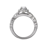 Romance Halo Diamond Ring