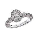Romance Halo Diamond Ring