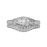 Romance Halo Semi-Mount Diamond Ring