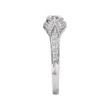 Romance Halo Semi-Mount Diamond Ring