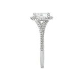 Romance Halo Semi-Mount Diamond Ring