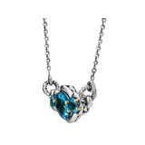 Eleganza Ladies Fashion Gemstone Necklace