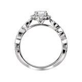 Romance Halo Semi Mount Ring