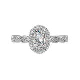 Romance Halo Semi Mount Ring