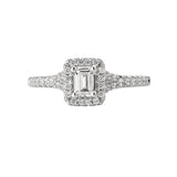 Romance Diamond Engagement Ring w/ Center