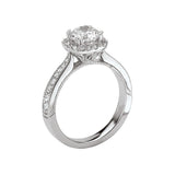 Romance Halo Semi-Mount Diamond Ring