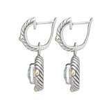Eleganza Ladies Fashion Gemstone Earrings