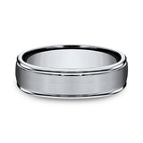 Titanium 6mm Comfort-Fit Design Wedding Band