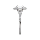 Romance Halo Semi-Mount Diamond Ring