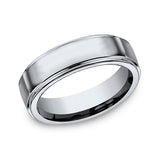 Titanium 7mm Comfort-Fit Design Wedding Band
