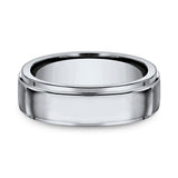 Titanium 7mm Comfort-Fit Design Wedding Band