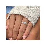 Romance Solitaire Semi-Mount Diamond Ring