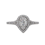 Romance Halo Diamond Ring