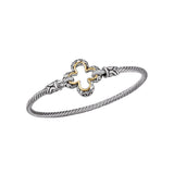 Eleganza Ladies Fashion Two-Tone Bracelet