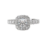 Romance Halo Semi-Mount Diamond Ring