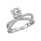 Romance Diamond Semi-Mount Engagement Ring
