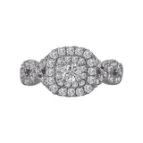 Romance Halo Diamond Ring