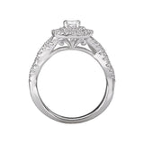 Romance Halo Diamond Ring
