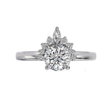 Romance Halo Semi-Mount Diamond Ring