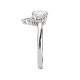 Romance Halo Semi-Mount Diamond Ring