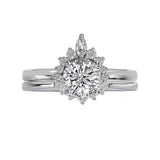 Romance Halo Semi-Mount Diamond Ring
