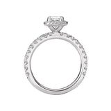 Romance Halo Semi-Mount Diamond Ring