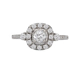 Romance Halo Diamond Ring