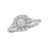 Romance Halo Diamond Ring